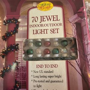 Vintage Jewel Indoor/Outdoor Christmas Light Set